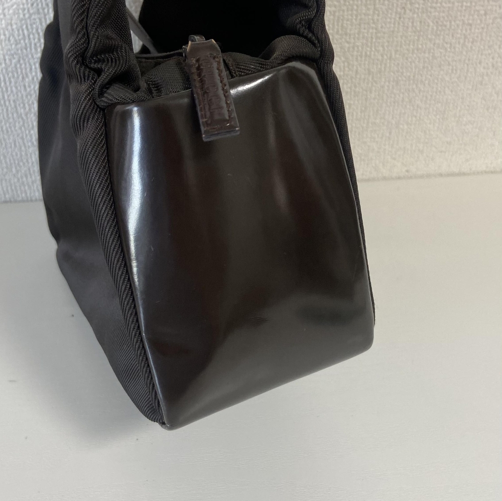Gucci Nylon Bamboo Handle Bag - Picture 5 of 16